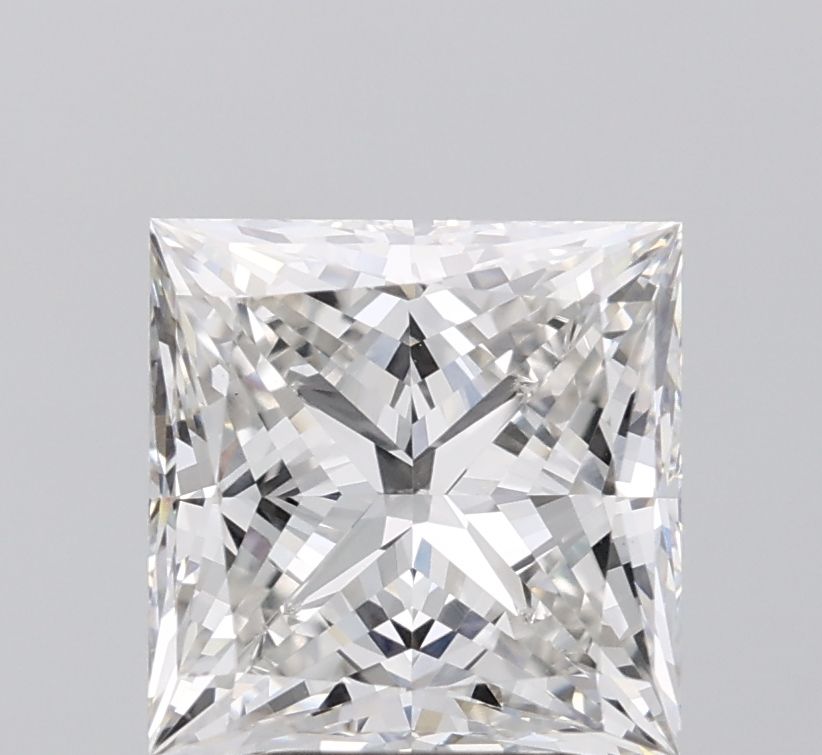 4.02 ct. princess Lab Grown Diamond front image