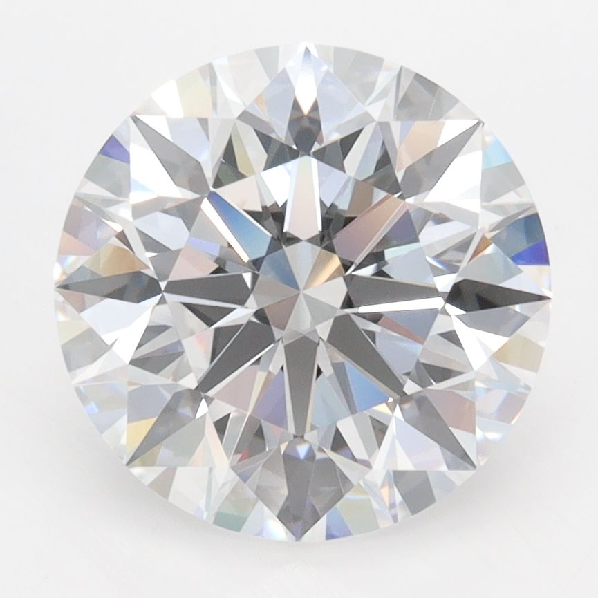 Diament LG okrągły, 3.69 ct, D, VVS1, szlif EX