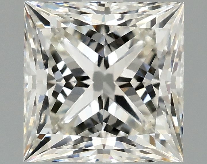 2.10 ct. princess Lab Grown Diamond front image