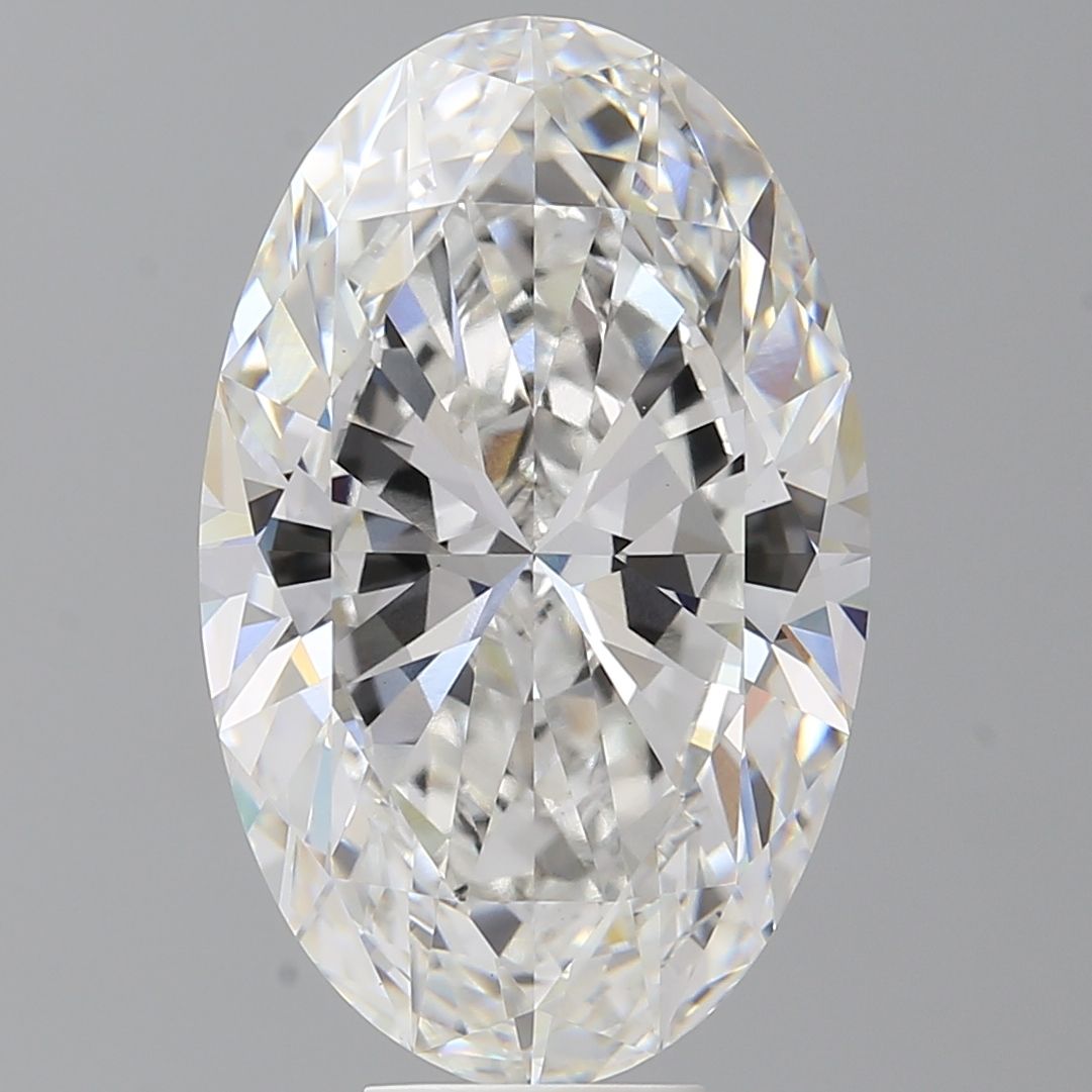 9.60 ct. oval Lab Grown Diamond front image