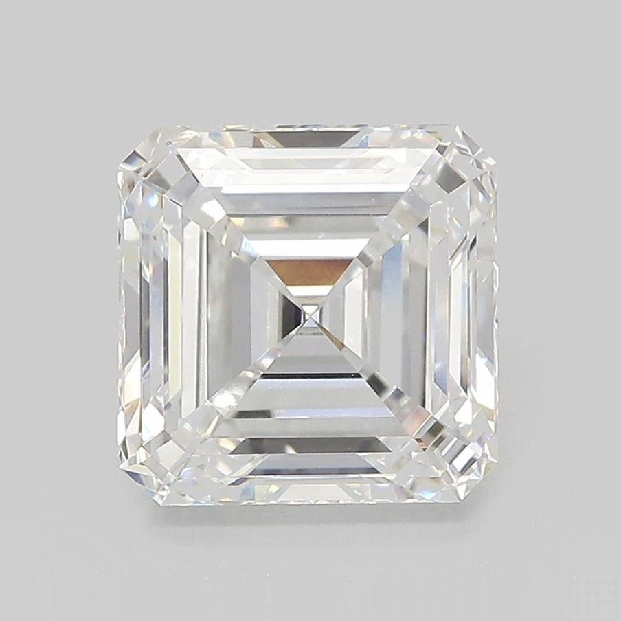 4.08 ct lab-grown Asscher Diamond