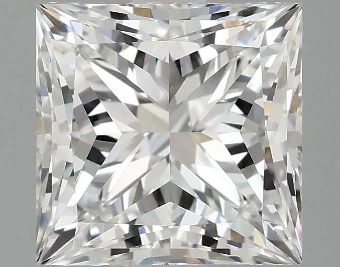 2.10 ct. princess Lab Grown Diamond front image