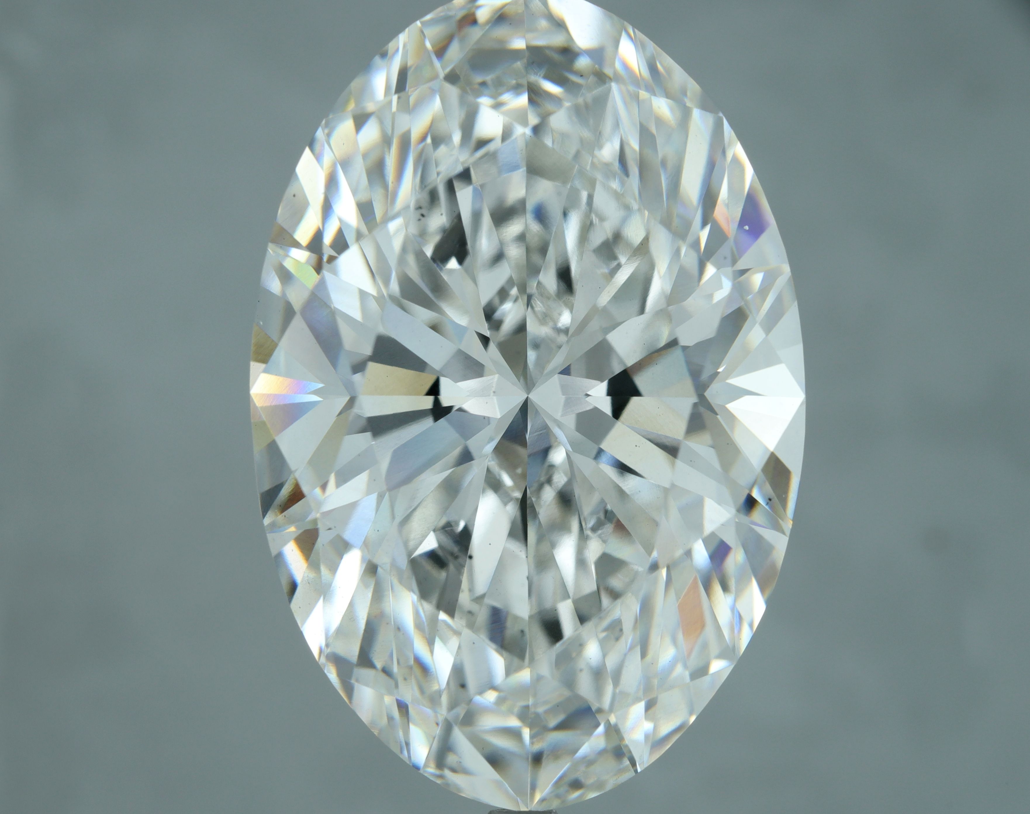 23.04 ct. oval Lab Grown Diamond front image