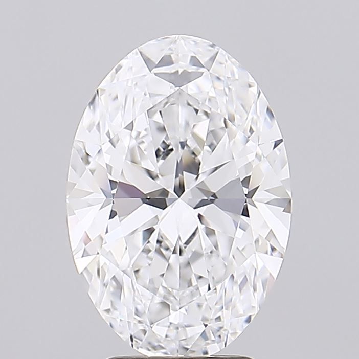 3.70 ct. oval Lab Grown Diamond front image
