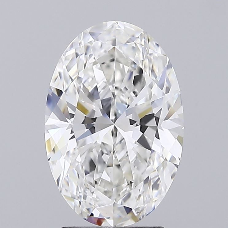 3.01 carat f VVS2 EX Cut IGI oval diamond