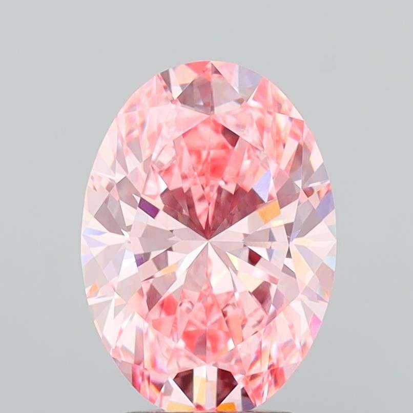 3.01 ct. oval Lab Grown Diamond front image