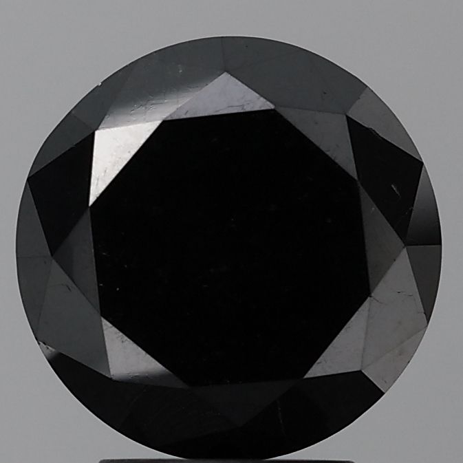 1.25 Carat Round Diamond Fancy Black VVS2