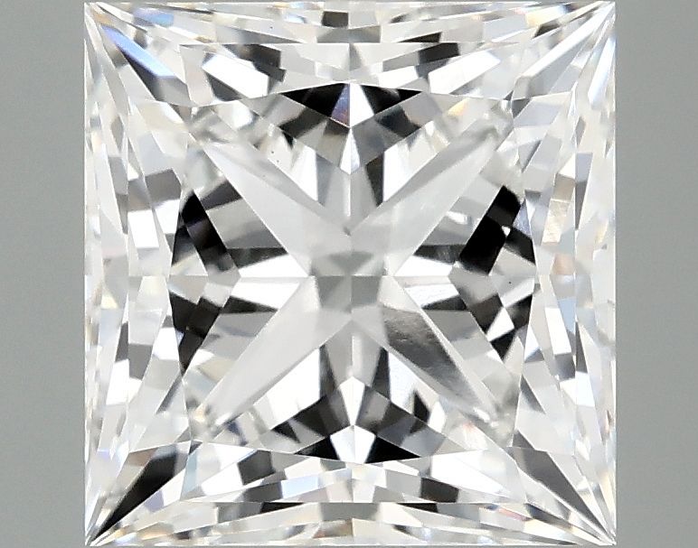 4.09 ct. princess Lab Grown Diamond front image