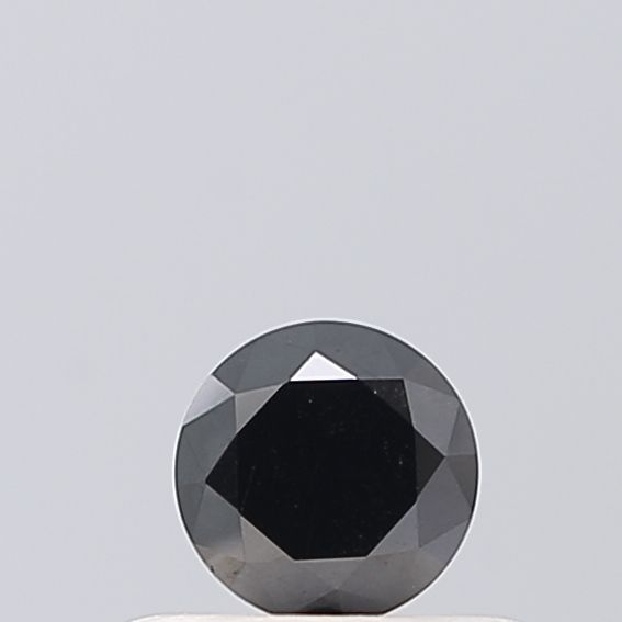 0.32 Carat Round Diamond Black VVS2