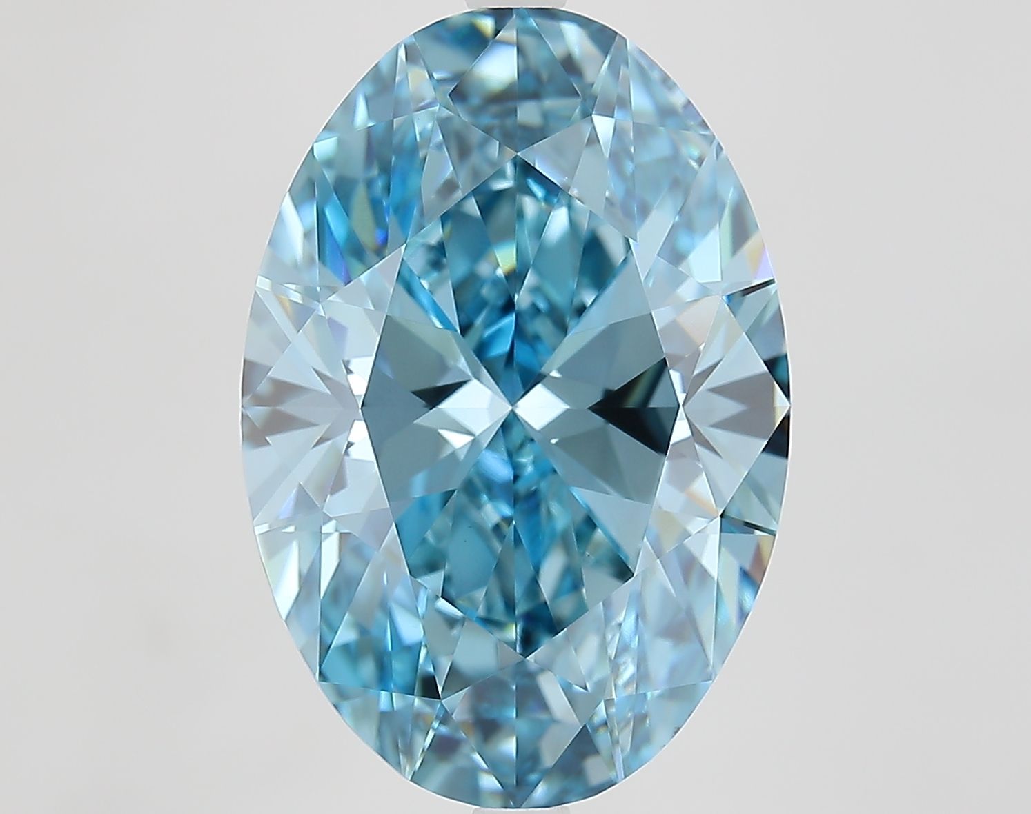 9.02 ct. oval Lab Grown Diamond front image