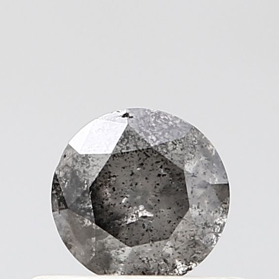 0.49 Carat Round Diamond Salt and Pepper VS1