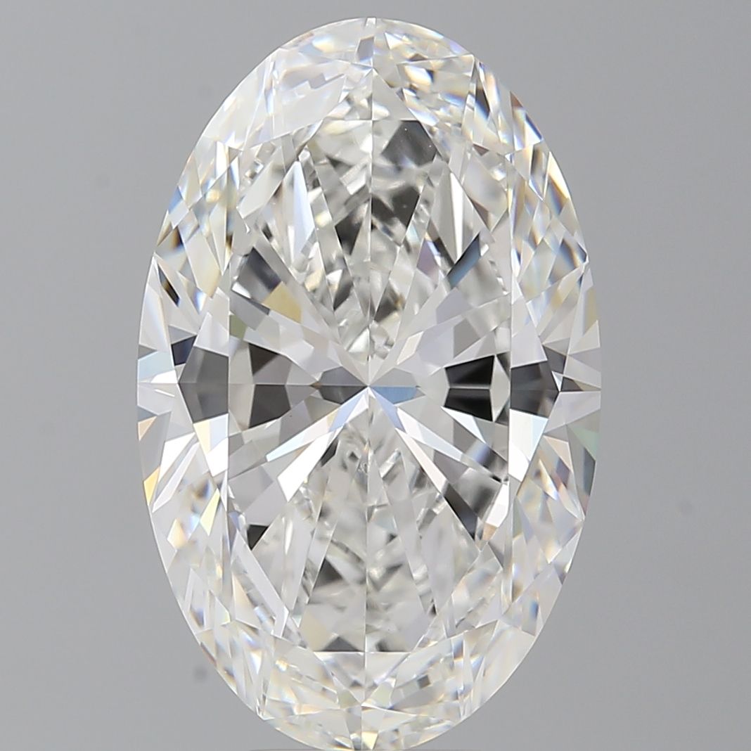 9.60 ct. oval Lab Grown Diamond front image