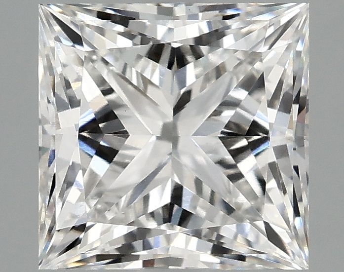 2.10 ct. princess Lab Grown Diamond front image