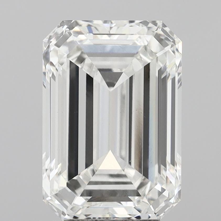 6.07 ct. emerald Lab Grown Diamond front image