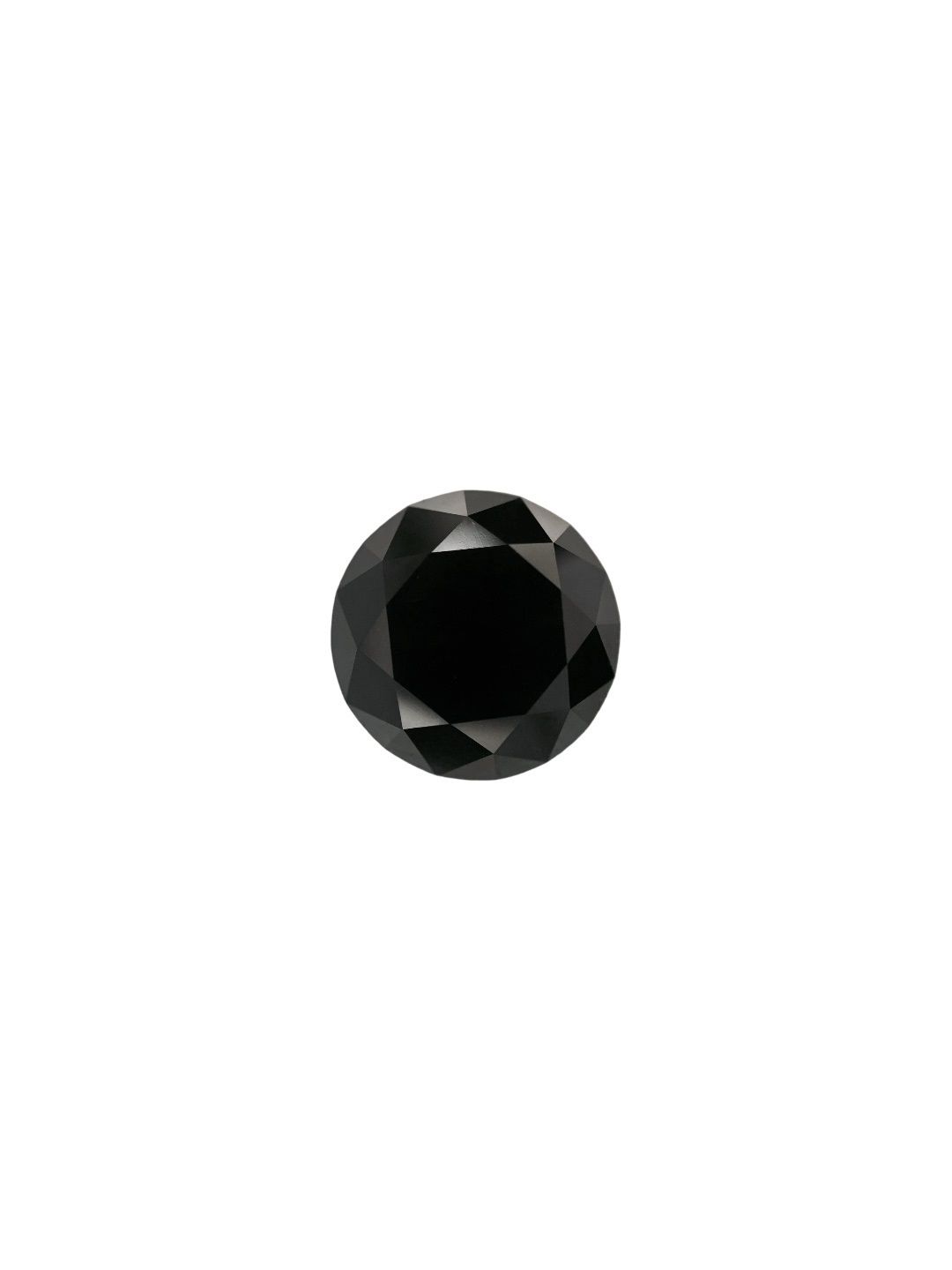 0.36 Carat Round Diamond Fancy Black VVS2