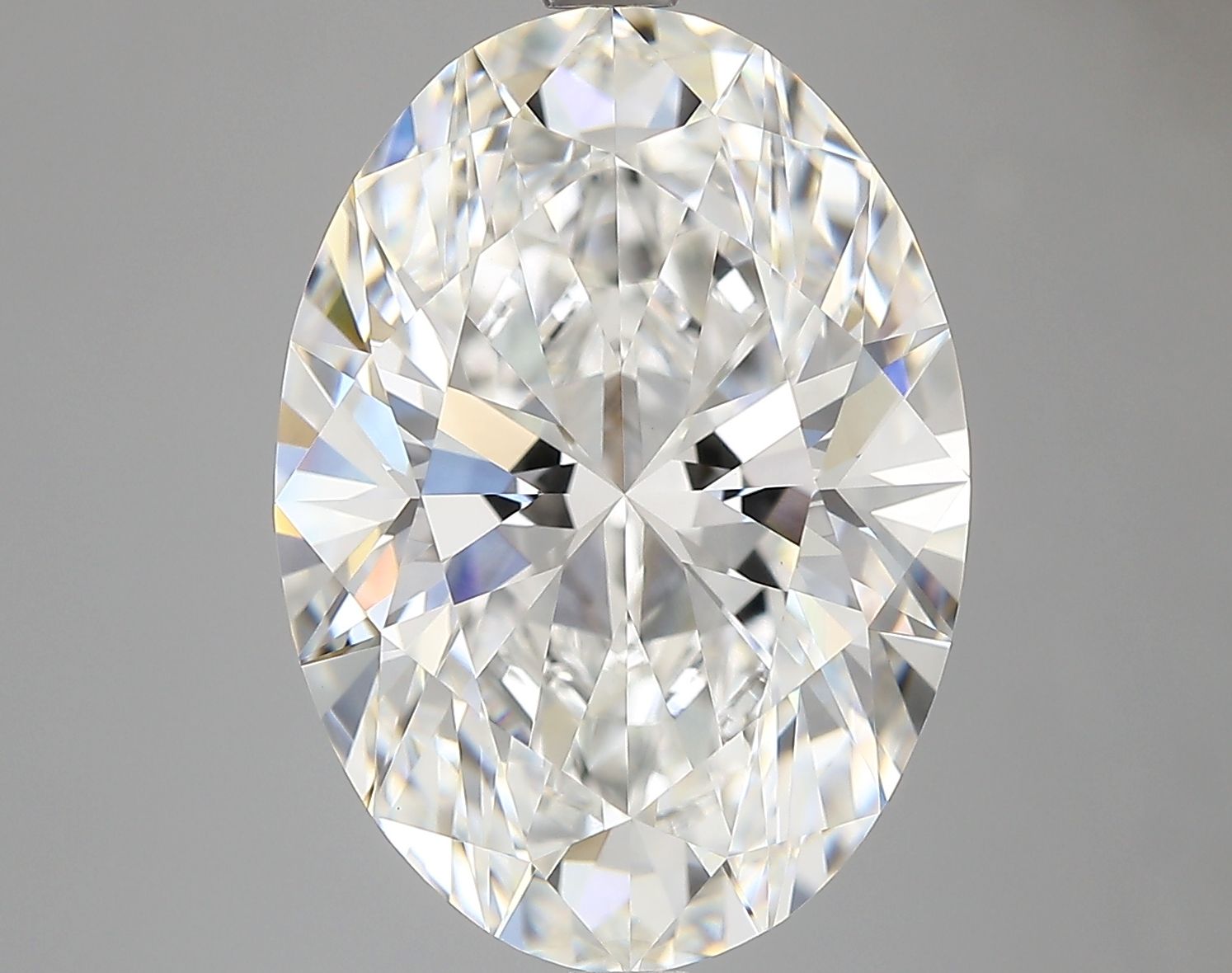6.08 ct. oval Lab Grown Diamond front image