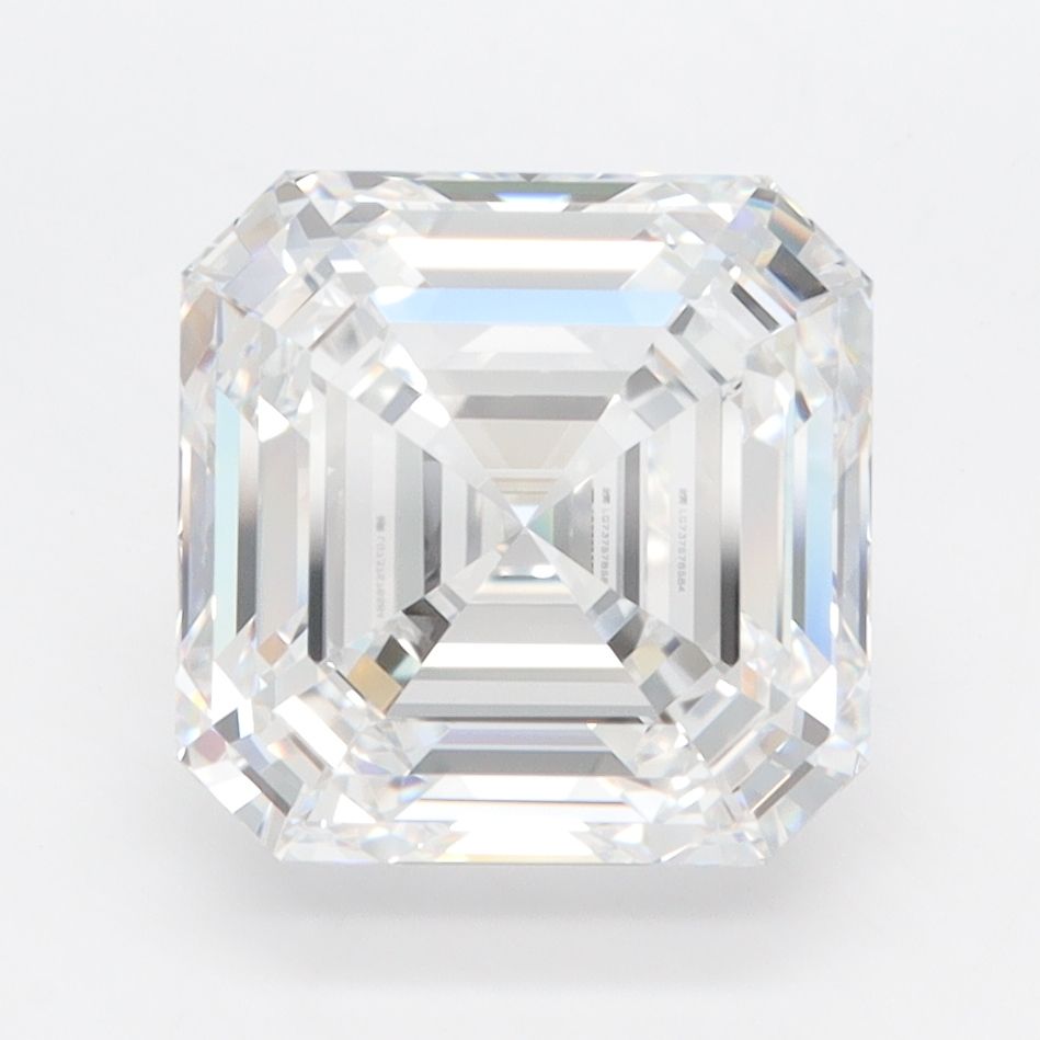 Diament LG asscher, 4.08 ct, D, IF