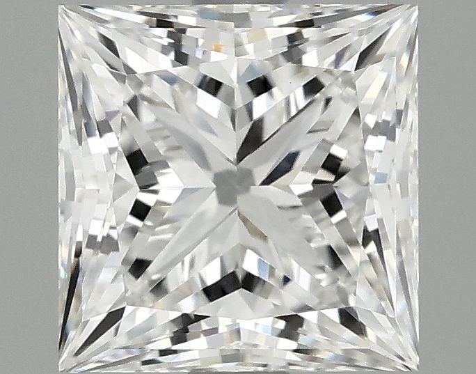 2.10 ct. princess Lab Grown Diamond front image