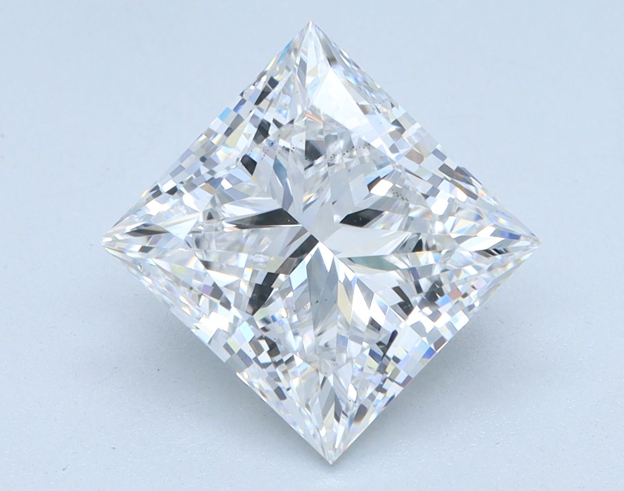3.02 ct. princess Lab Grown Diamond front image
