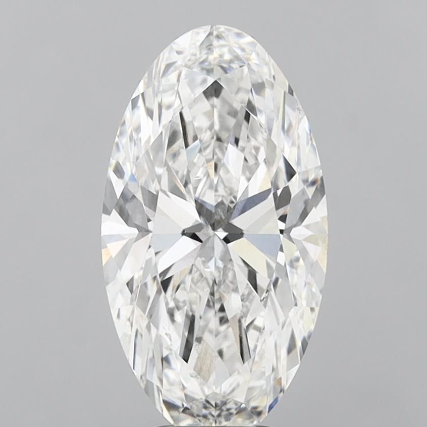6.02 ct. oval Lab Grown Diamond front image