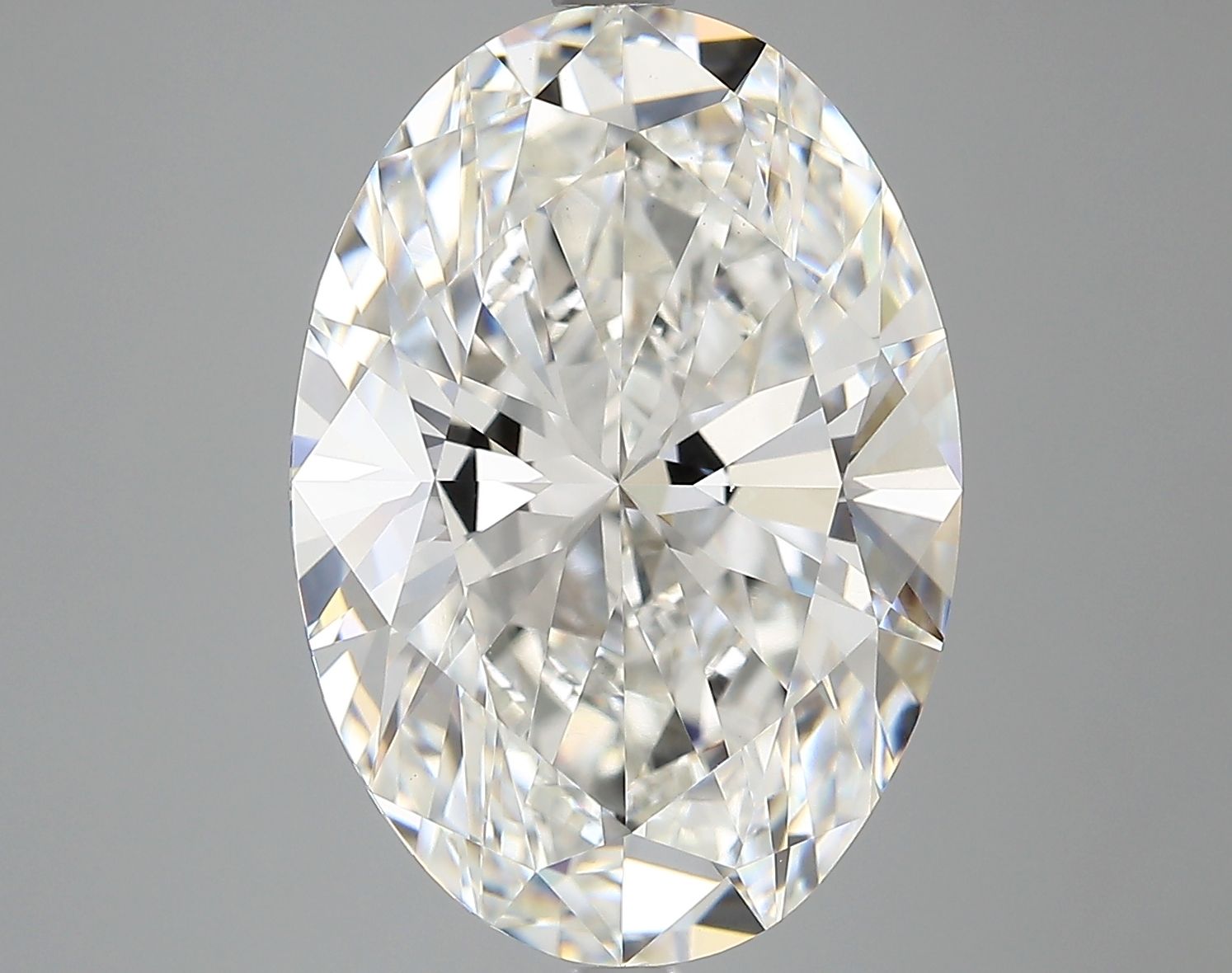 7.10 ct. oval Lab Grown Diamond front image
