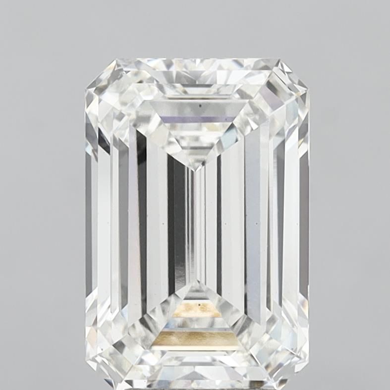 6.09 ct. emerald Lab Grown Diamond front image