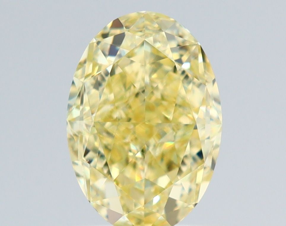 1.13 Carat Oval Diamond Fancy Yellow VS1