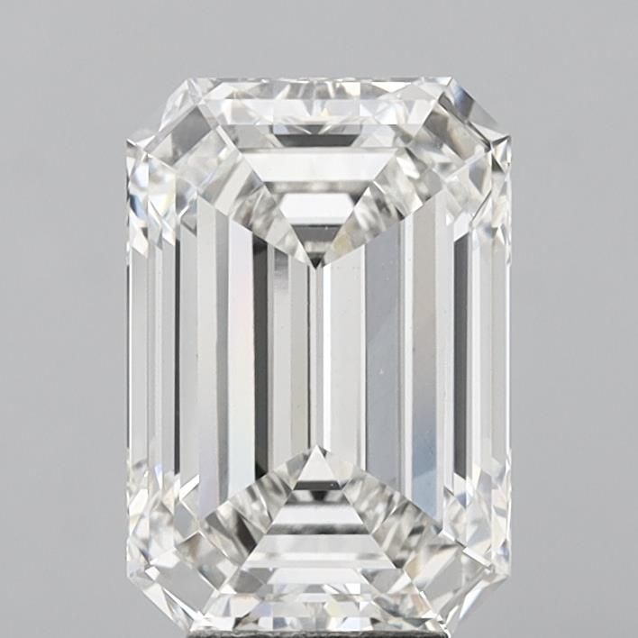 6.11 ct. emerald Lab Grown Diamond front image