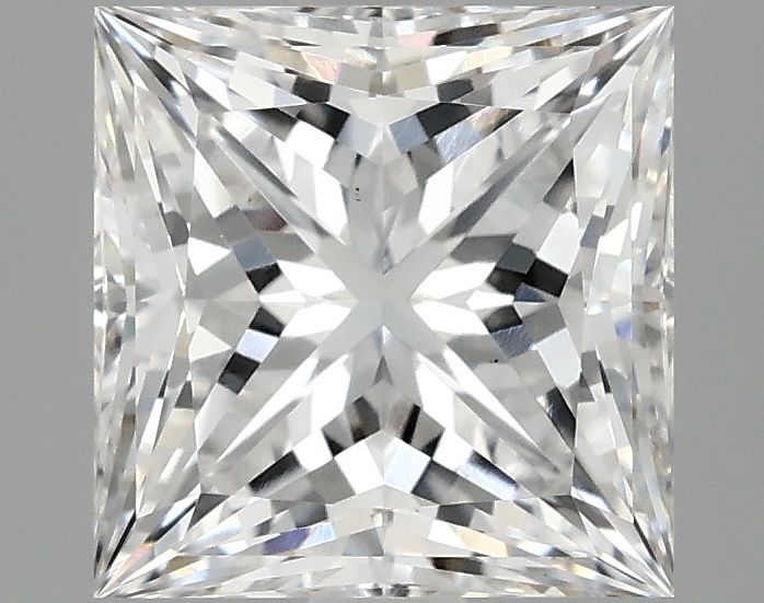 2.10 ct. princess Lab Grown Diamond front image
