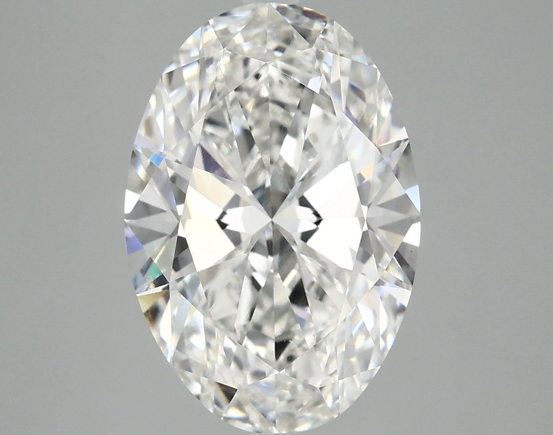 3.92 ct. oval Lab Grown Diamond front image