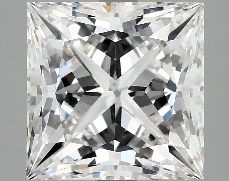 4.18 ct. princess Lab Grown Diamond front image