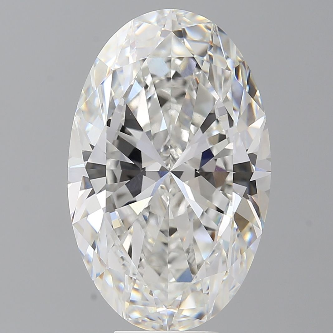 9.59 ct. oval Lab Grown Diamond front image