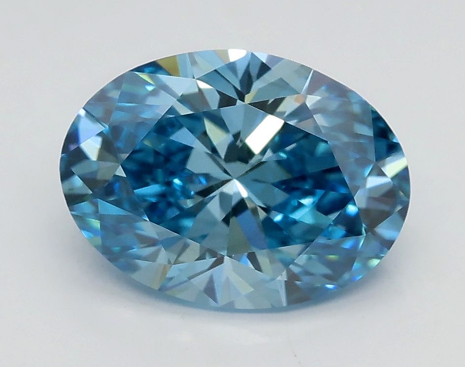 2.01 ct. oval Lab Grown Diamond front image