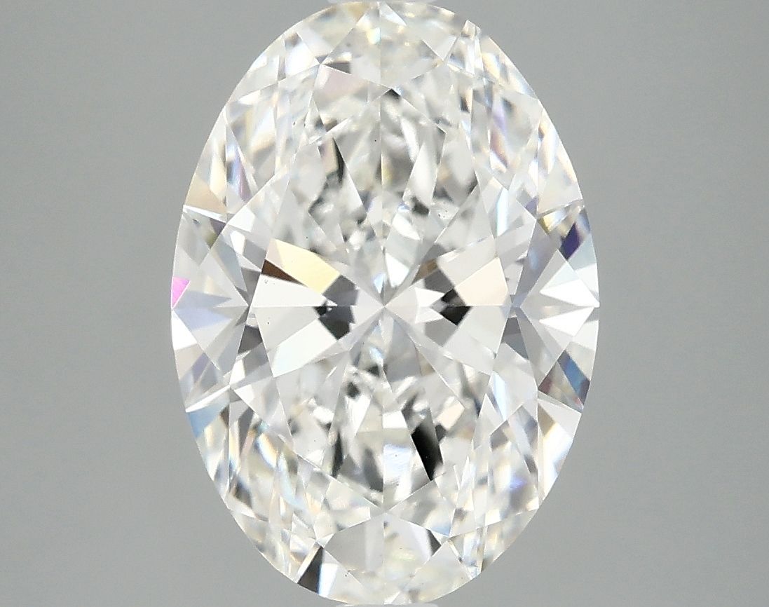3.85 ct. oval Lab Grown Diamond front image