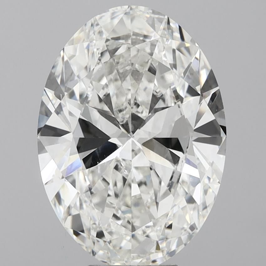 9.79 ct. oval Lab Grown Diamond front image