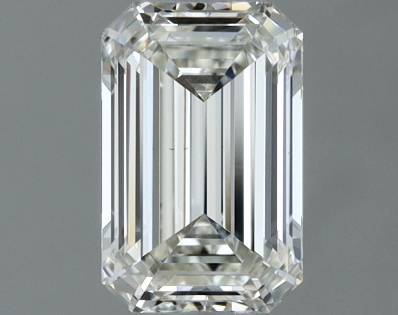 Diament szmaragdowy, 0.5 ct, J, VS1