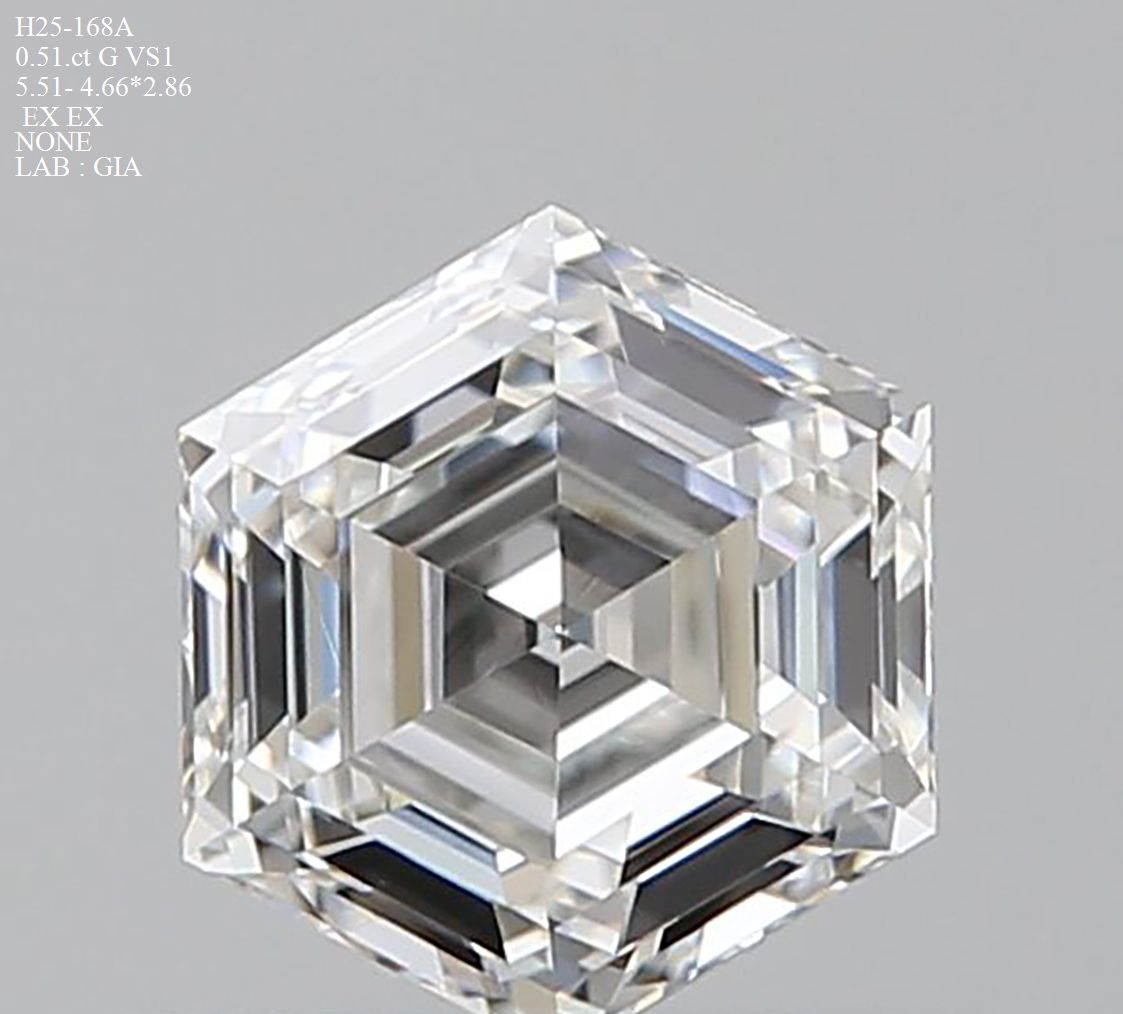 0.51 ct Hexagonal Diamond