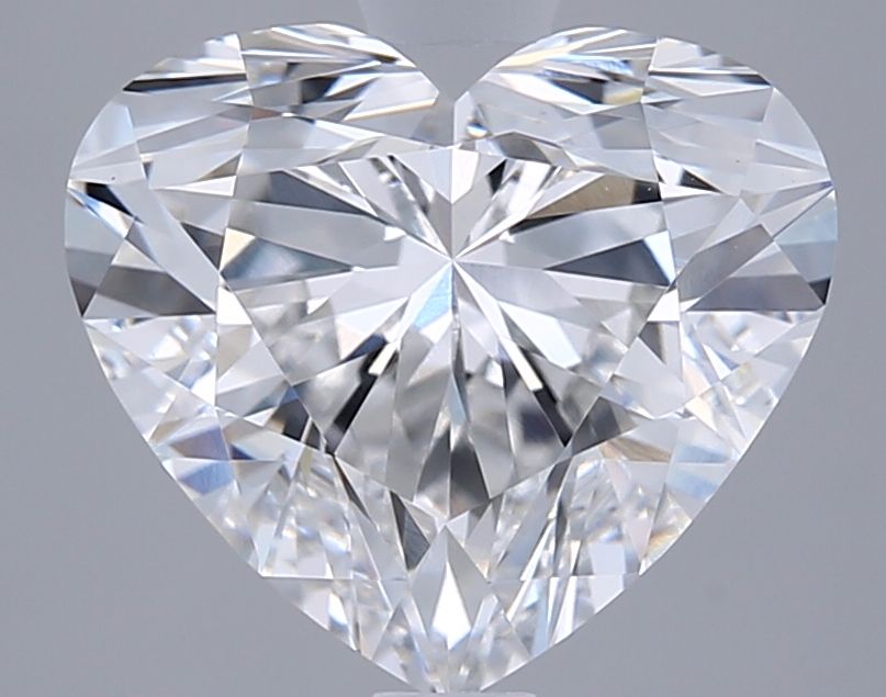 2.58 ct. heart Lab Grown Diamond front image