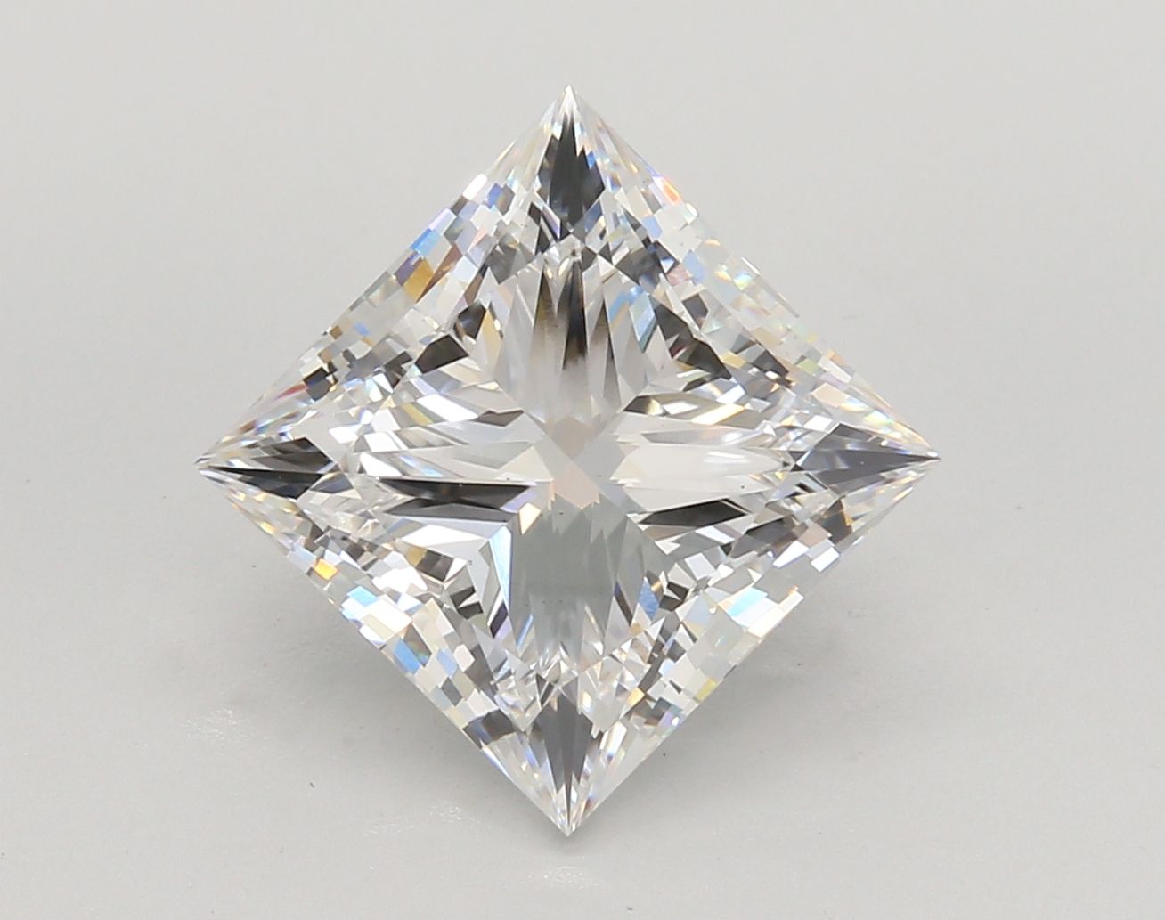 5.02 ct. princess Lab Grown Diamond front image