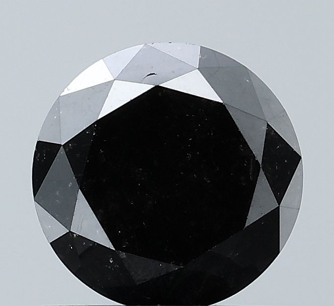 0.86 Carat Round Diamond Black VS2