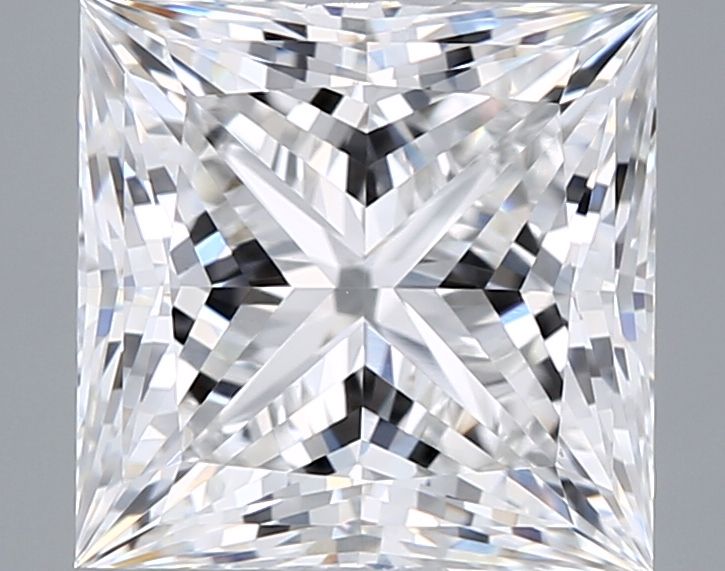 2.10 ct. princess Lab Grown Diamond front image