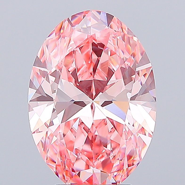 4.98 ct. oval Lab Grown Diamond front image