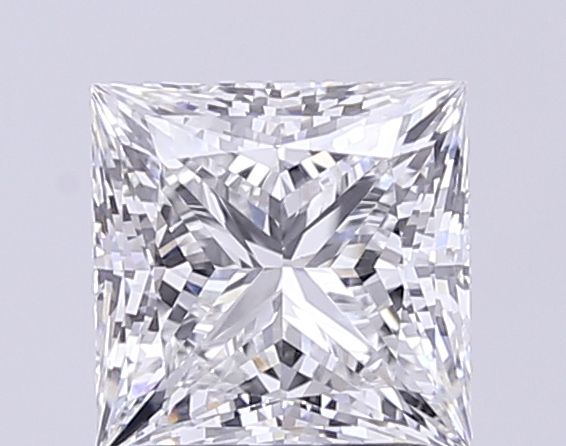 2.09 carat f VVS2 EX Cut IGI princess diamond