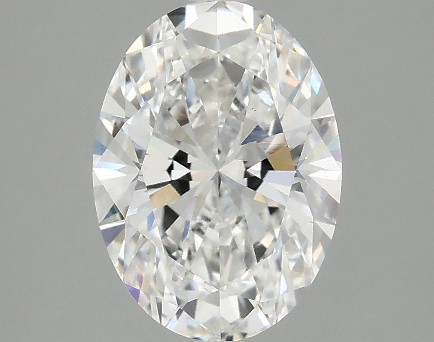 2.10 ct. oval Lab Grown Diamond front image