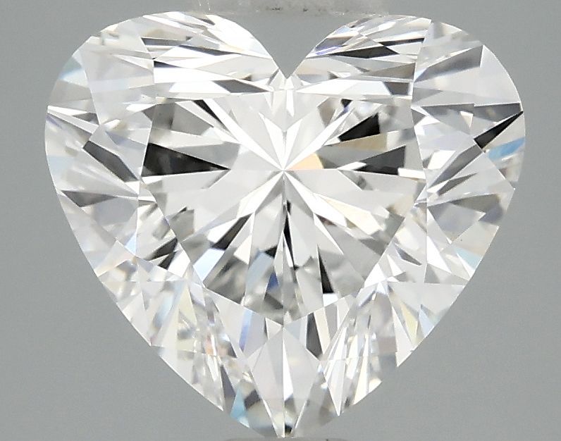 3.09 carat e VVS2 EX Cut IGI heart diamond