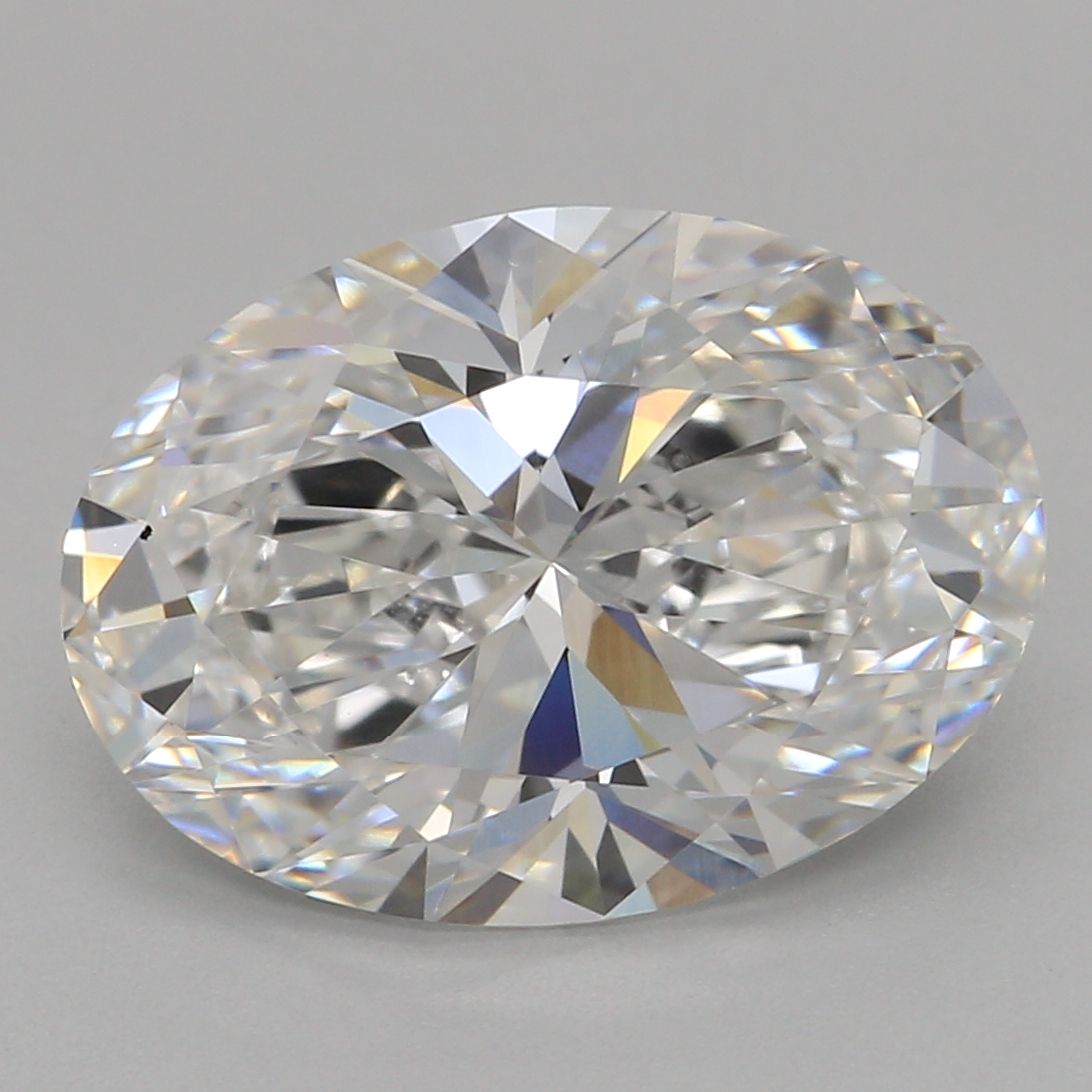3.01 ct. oval Lab Grown Diamond front image