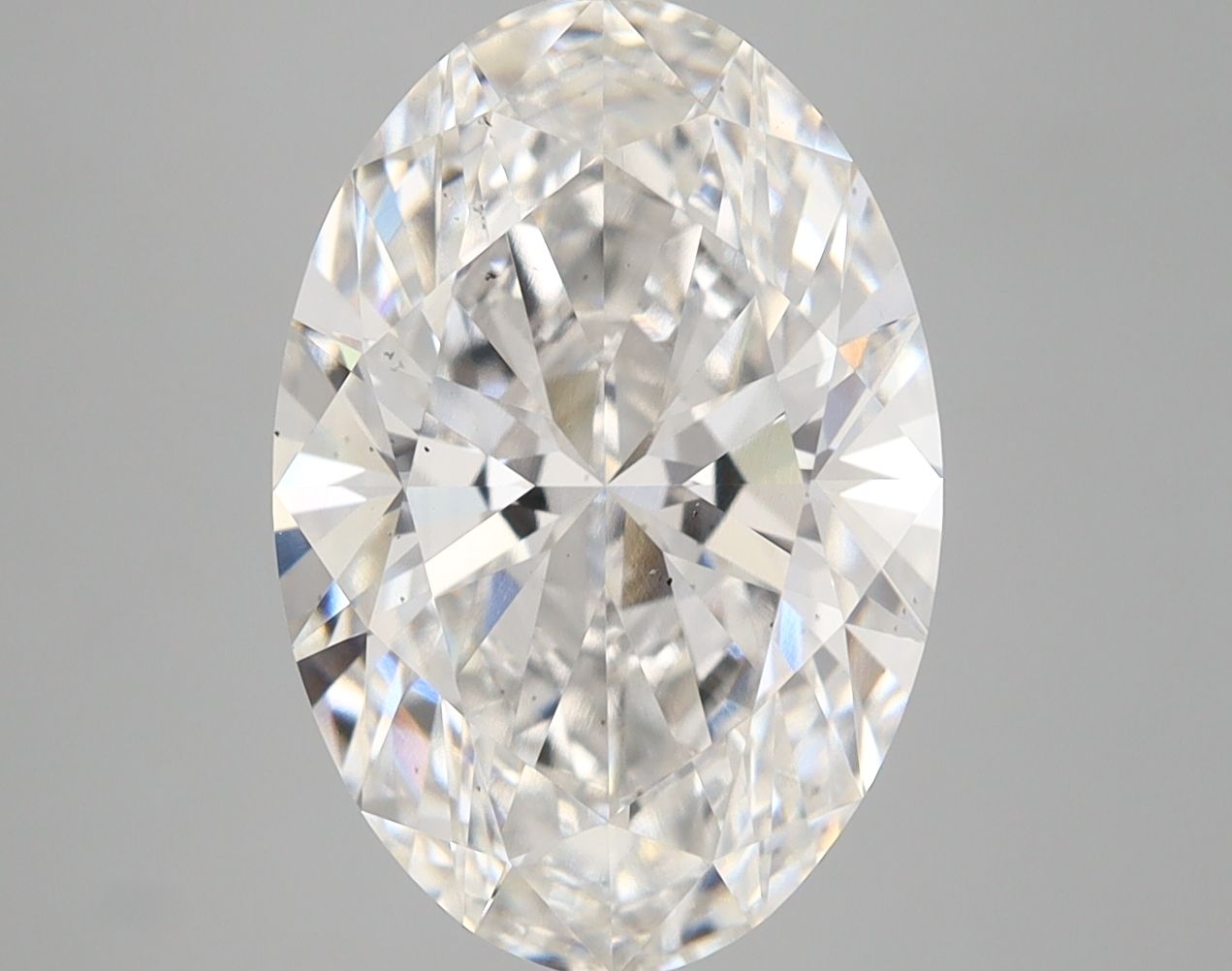 5.00 ct. oval Lab Grown Diamond front image