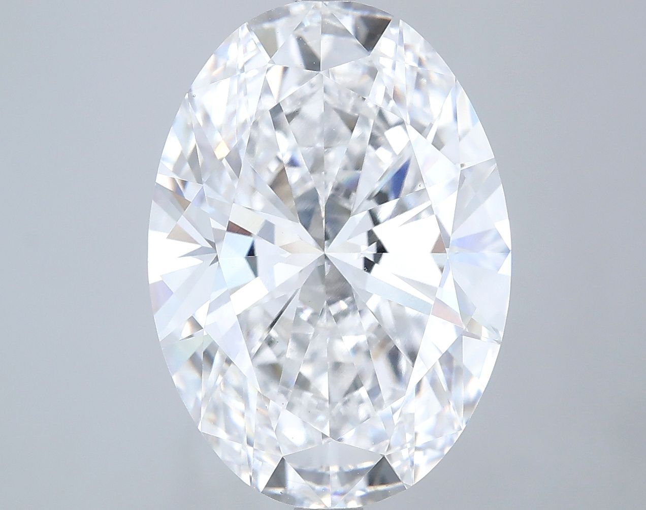 6.53 ct. oval Lab Grown Diamond front image