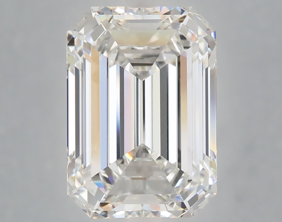 6.10 ct. emerald Lab Grown Diamond front image