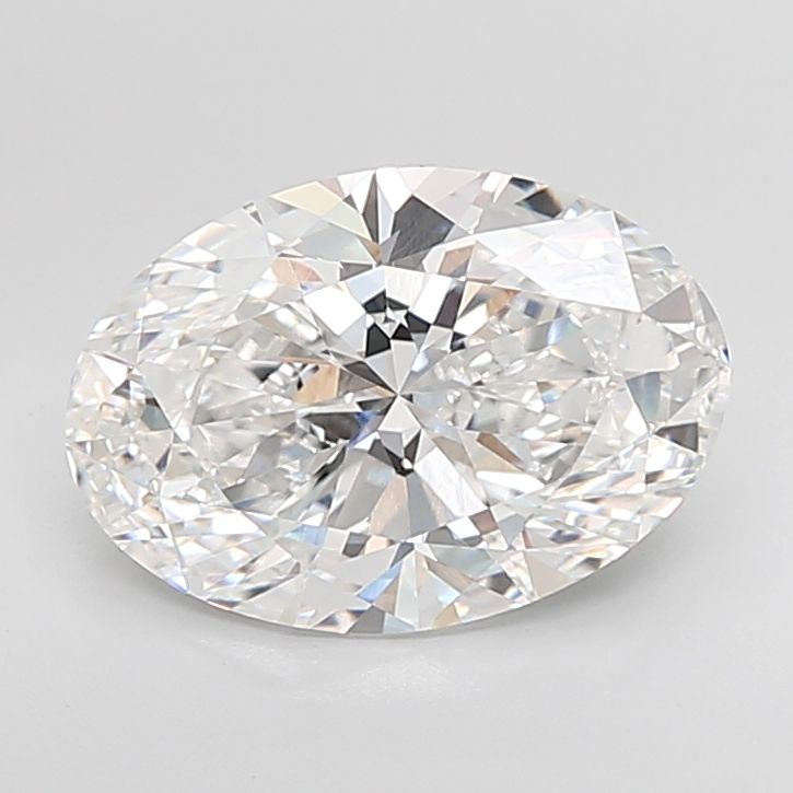 7.08 ct. oval Lab Grown Diamond front image